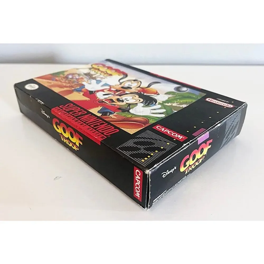 Disney's Goof Troop SNES Complete Very Good Condition w/manual Rare!